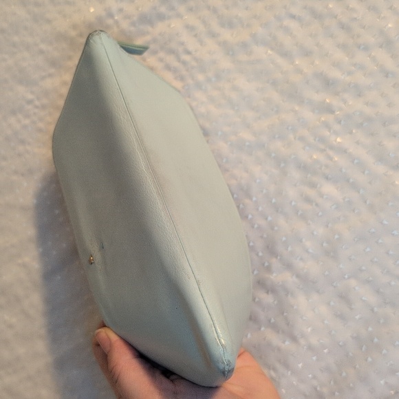 Lanvin en Bleu L-shaped Blue Soft Leather Wallet - Picture 7 of 16